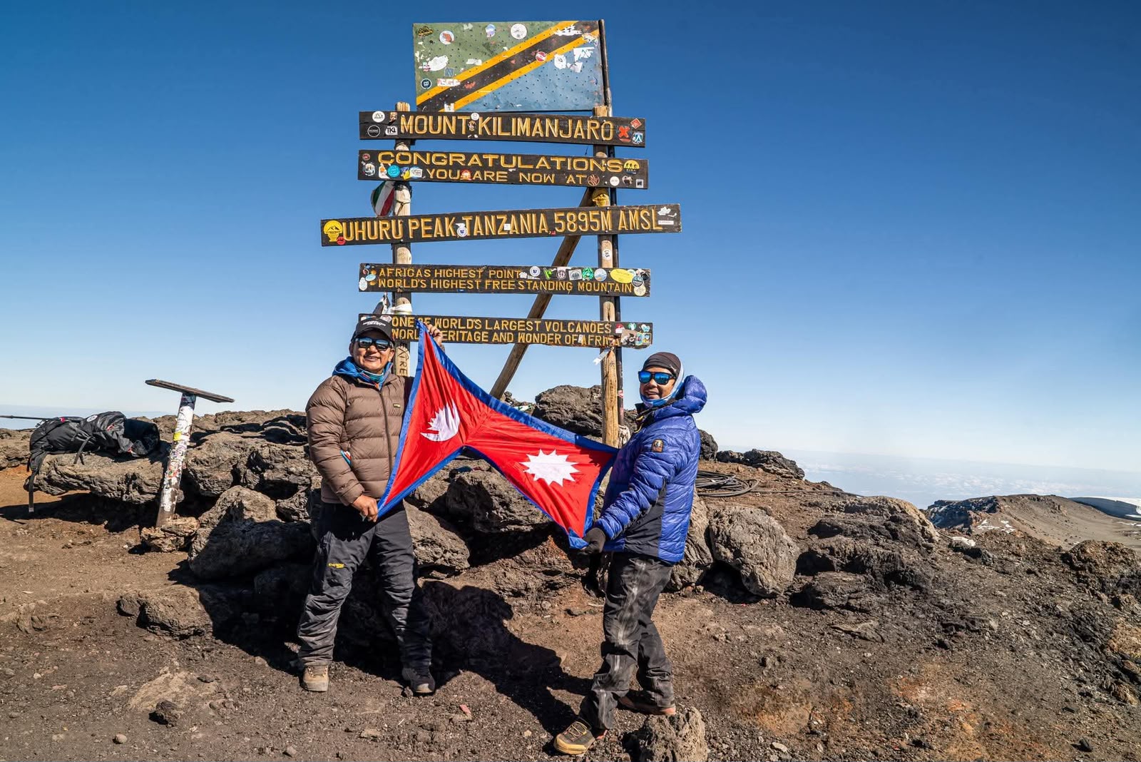 One peak away: Abiral Rai completes six of Seven Summits