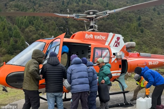 Bodies of two Manaslu avalanche victims airlifted to Kathmandu
