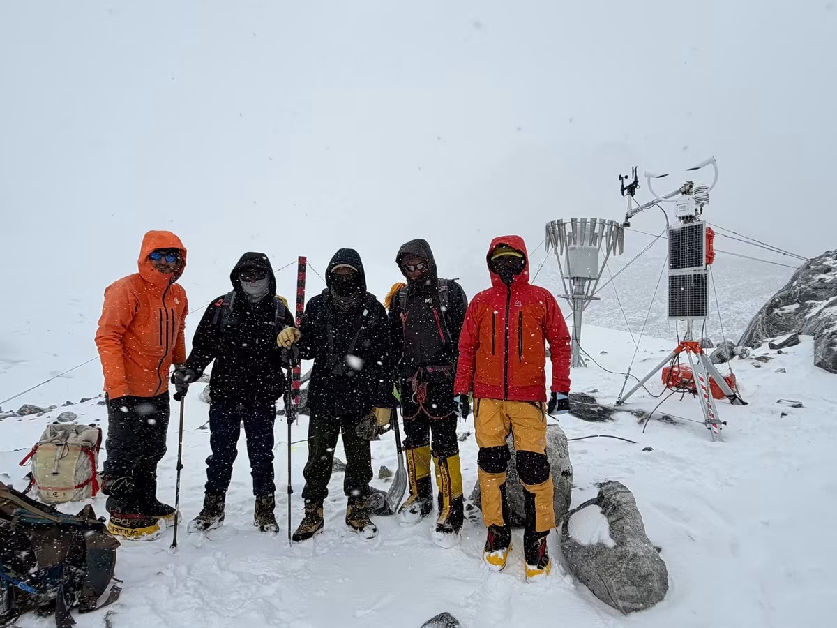 Nepali scientists set up comprehensive monitoring network at Artang Glacier in Humla