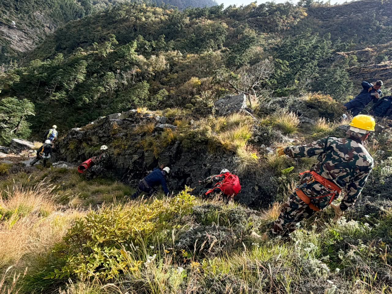 Chinese tourist’s body recovered from deep ravine in Everest region