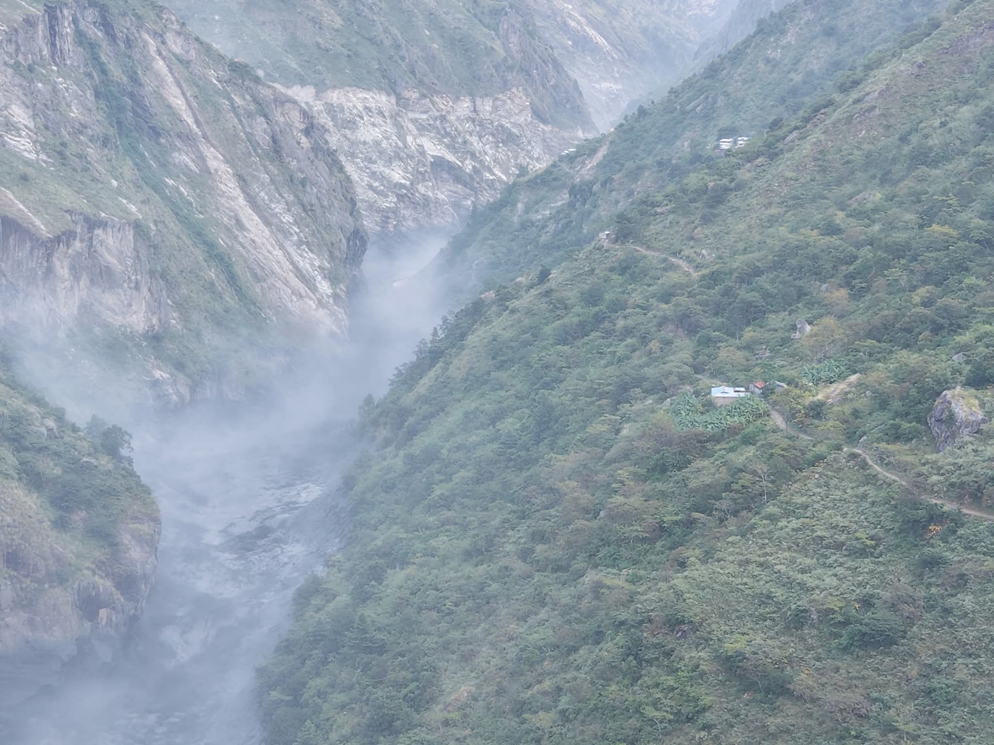 Flood damages bridge and trekking routes in Manaslu region; NMA urges urgent rescue readiness