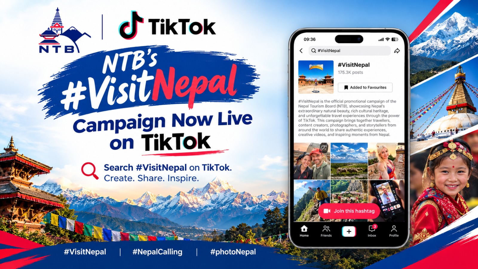 NTB partners with TikTok to promote Nepal through #VisitNepal campaign