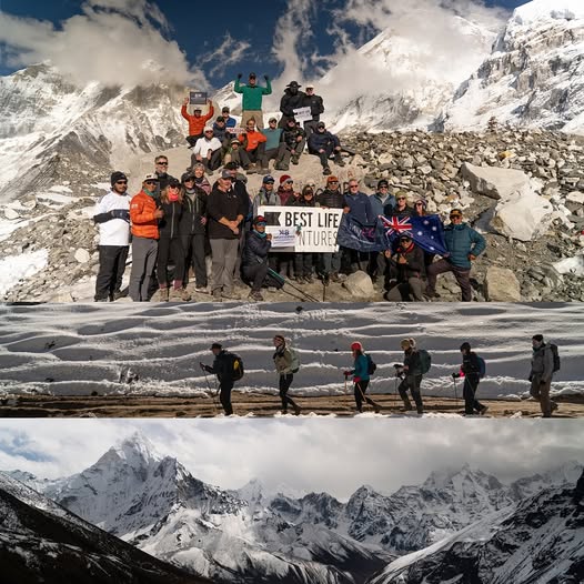 Nine climbers summit Lobuche East Peak with 8K Expeditions