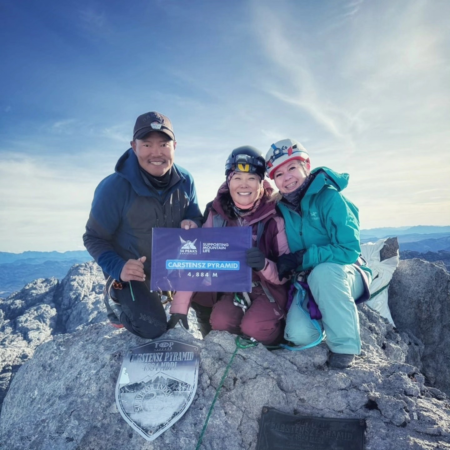 Lakpa Sherpa summits Carstensz Pyramid four times in nine days; Mongolian climber completes Seven Summits