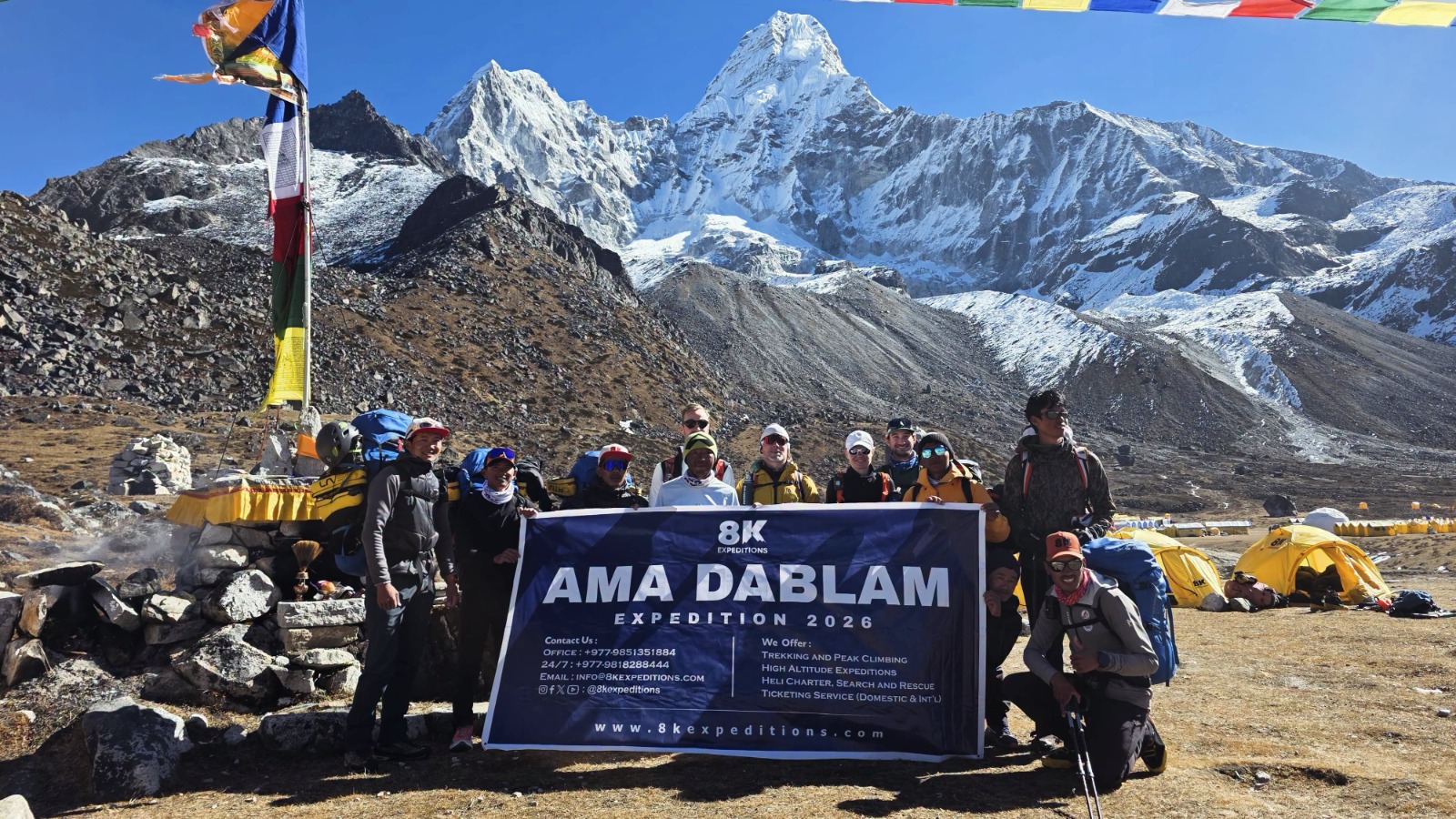 Ama Dablam sees fresh summit success amid busy climbing season
