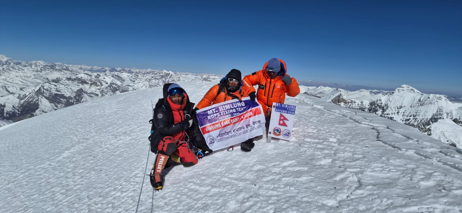 Climbing route fixed on Himlung Himal amid difficult weather: EOAN