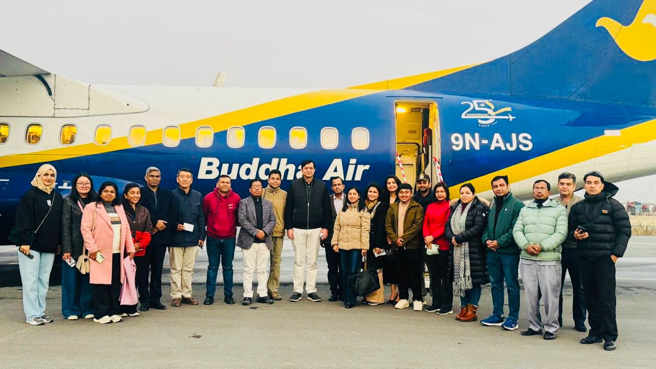 NTB organizes mountain flight for SAARC diplomats