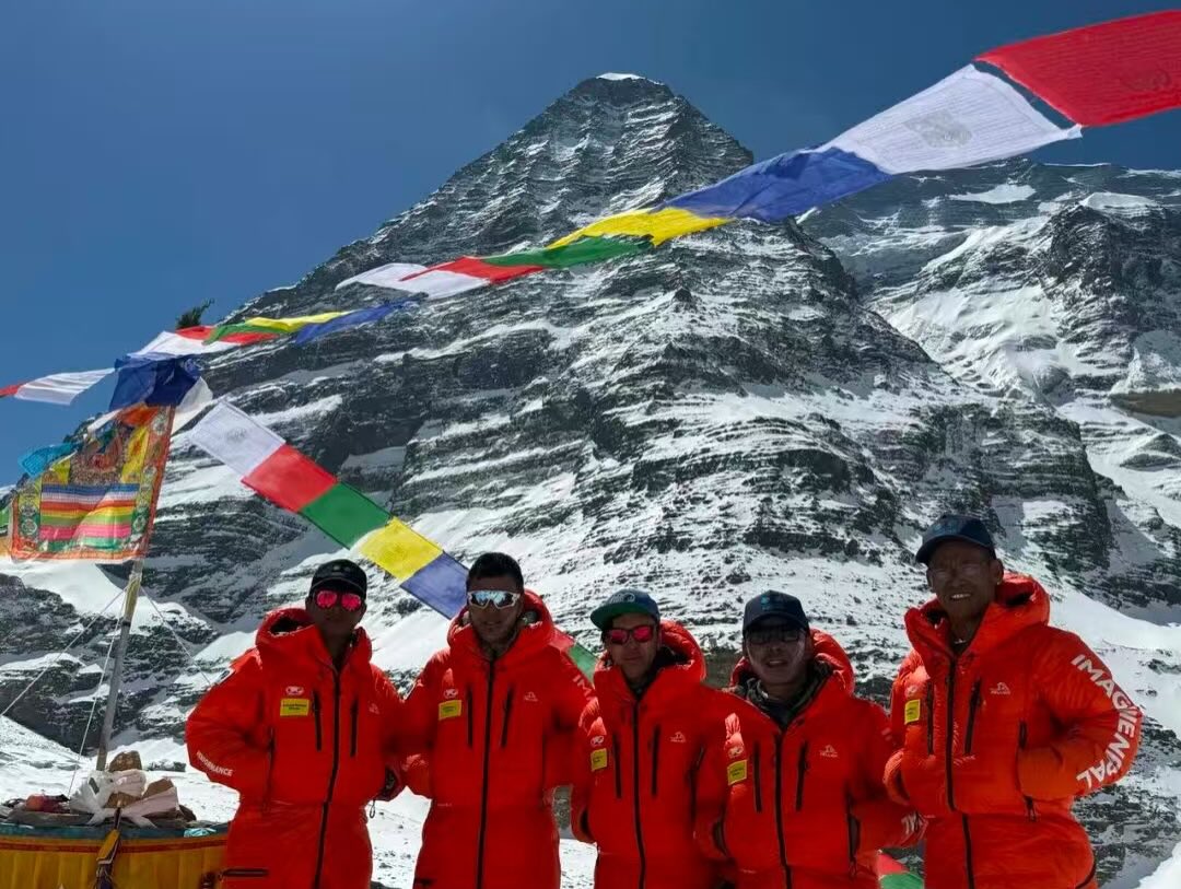Imagine Nepal team summits Dhaulagiri after ten days of blizzards