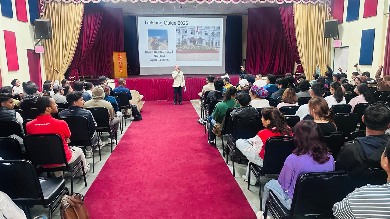 TAAN, NATHM launch spring trekking guide training for 179 participants