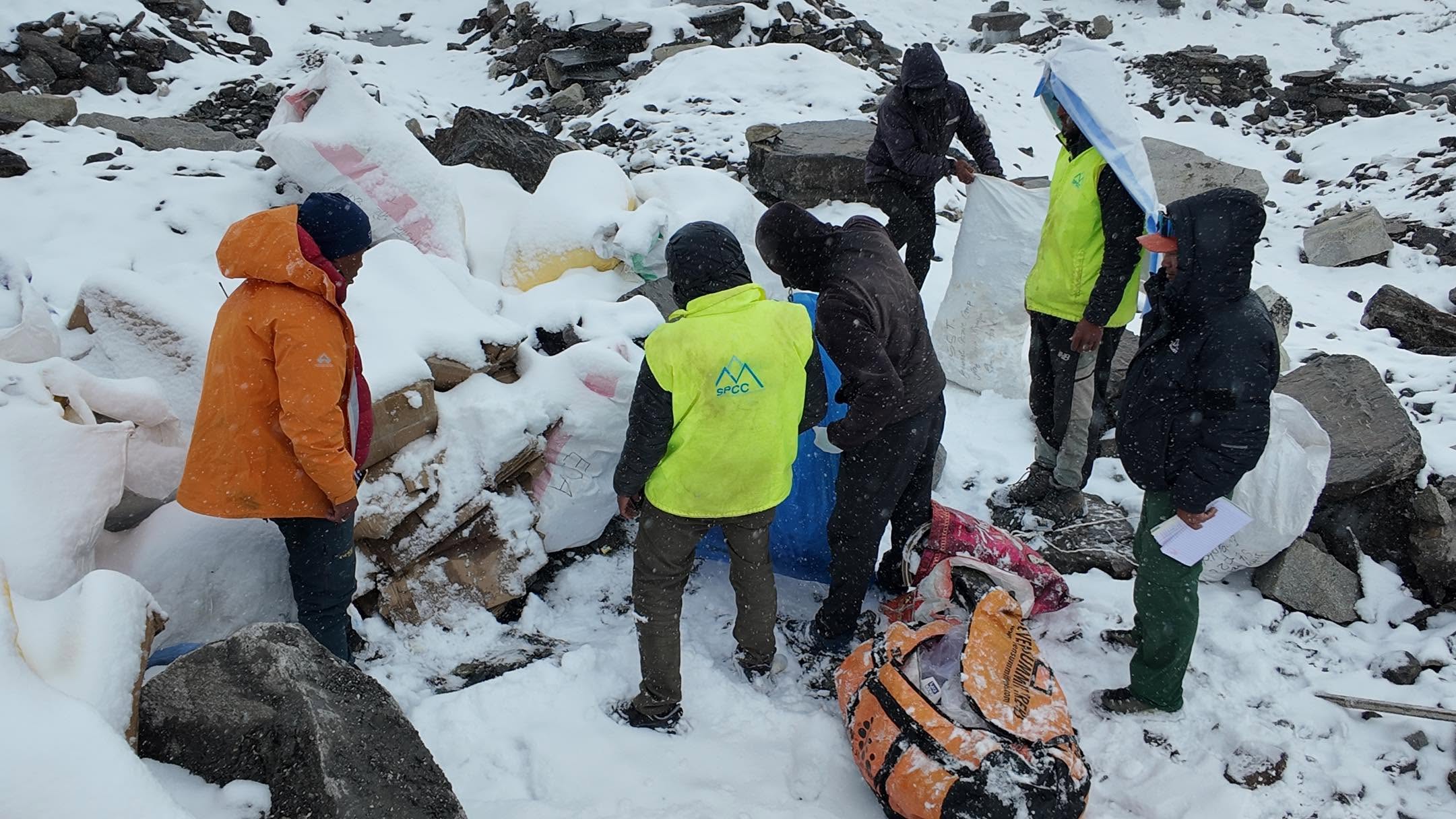 Everest rangers a top priority as SPCC collects 90,000kg waste on Mt Everest this spring