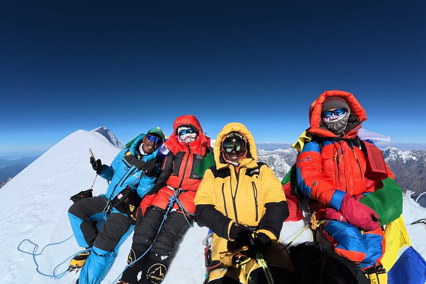 Four climbers successfully summit Annapurna IV with Namas Adventure
