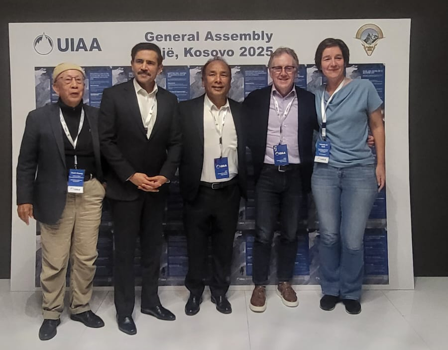 NMA President Phur Gelje Sherpa raises key issues at UIAA General Assembly; Nepal to host 2026 Meet in Kathmandu