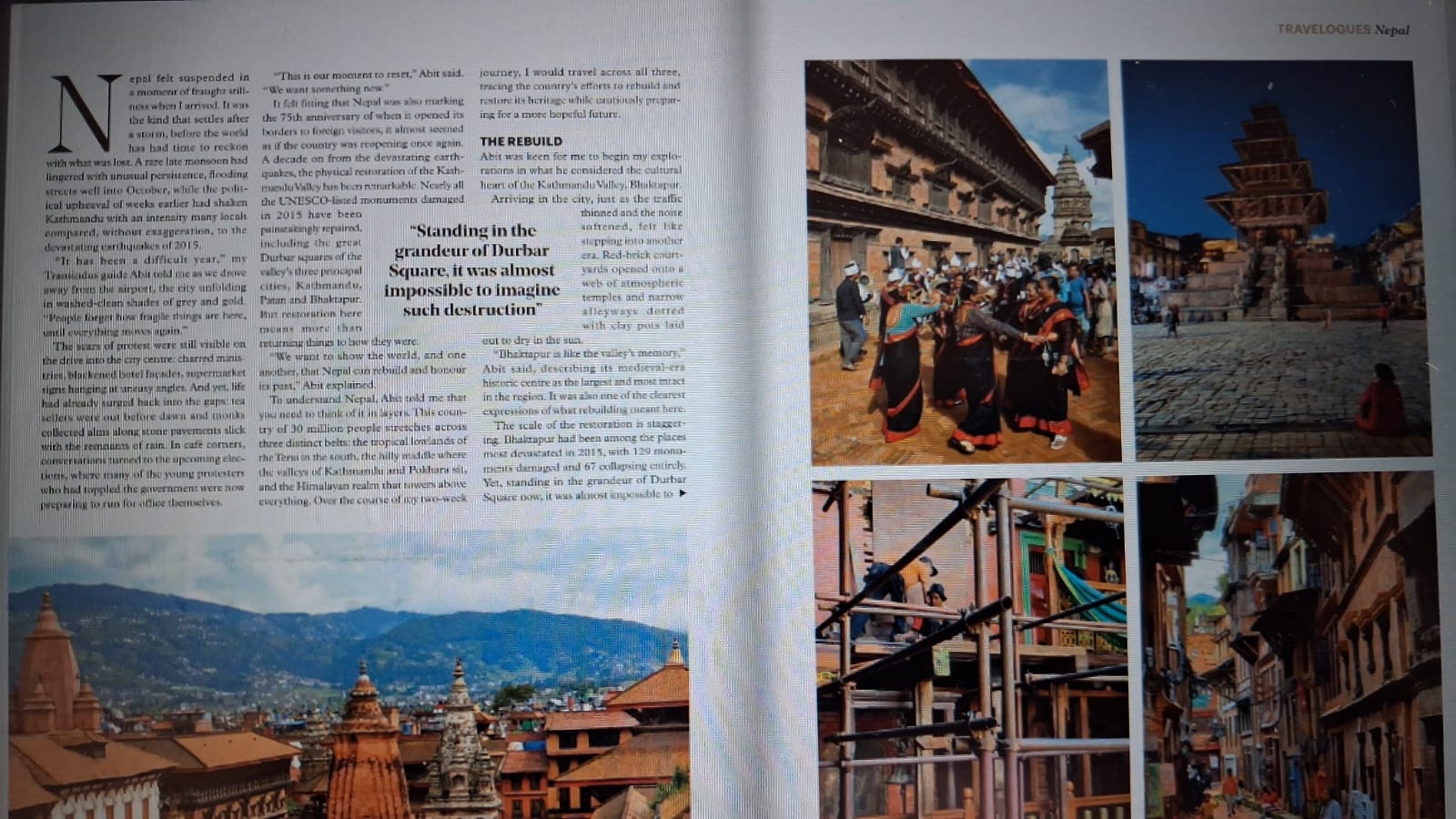 Nepal features in Wanderlust UK, reaching over 137,000 readers