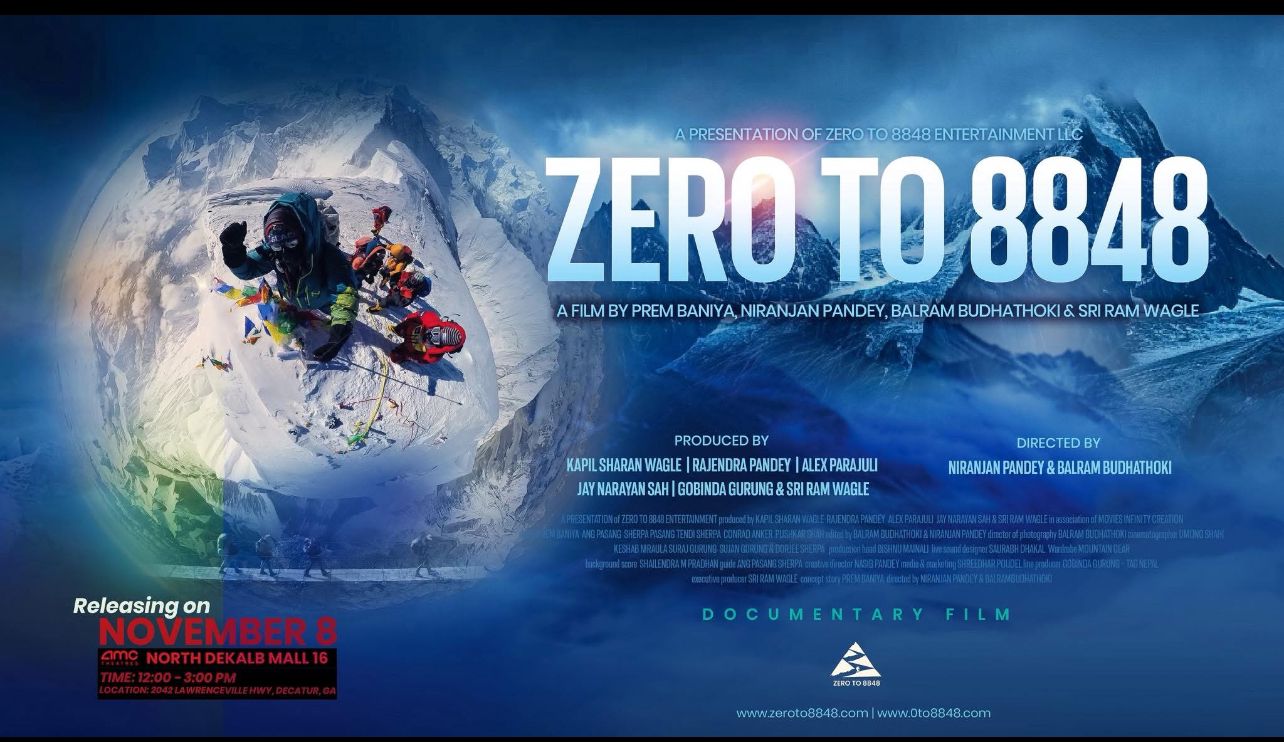 ‘Zero to 8848’ premieres in Atlanta, showcasing Nepal’s vertical journey from plains to Everest